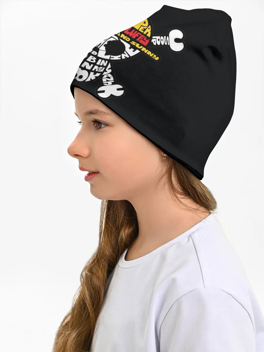 Детская шапка / One piece words флаг