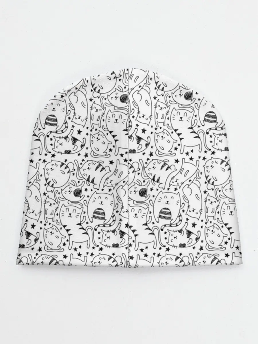 Детская шапка / котики и кошки