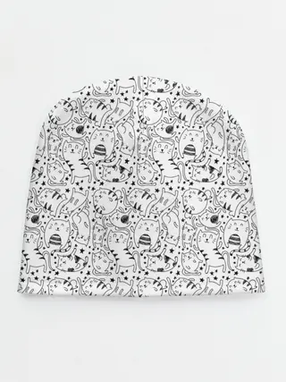 Детская шапка / котики и кошки