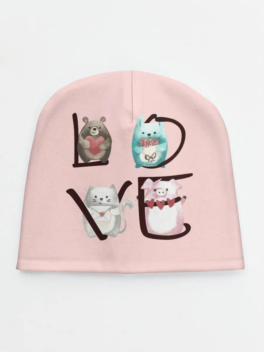 Детская шапка / LOVE зверушки