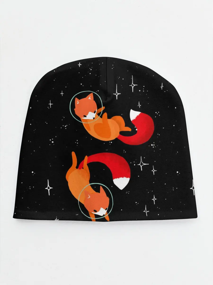 Детская шапка / Лисички в Космосе