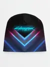 Детская шапка / CYBERPUNK 2077 NEON | НЕОН