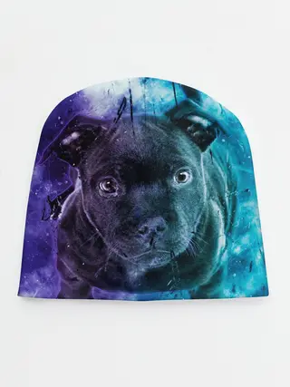 Детская шапка / Милый пёс