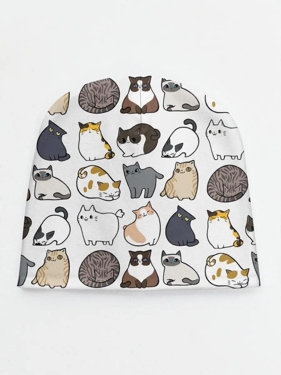 Детская шапка / Котики