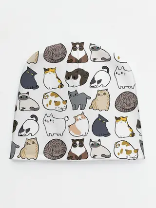 Детская шапка / Котики