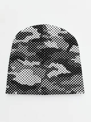 Детская шапка / Черный камуфляж