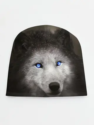 Детская шапка / Голубоглазый волк