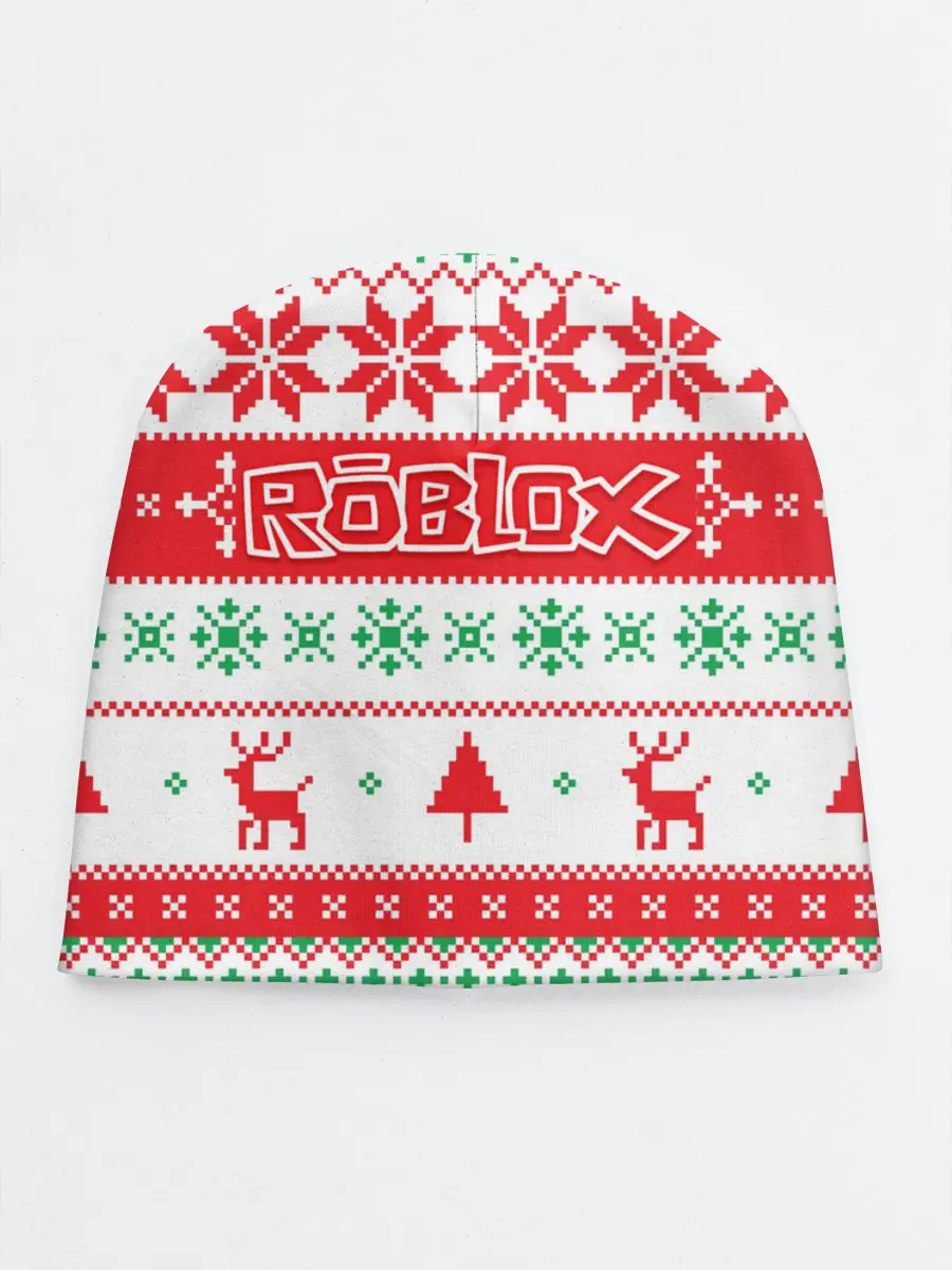 Детская шапка / Новогодний Roblox