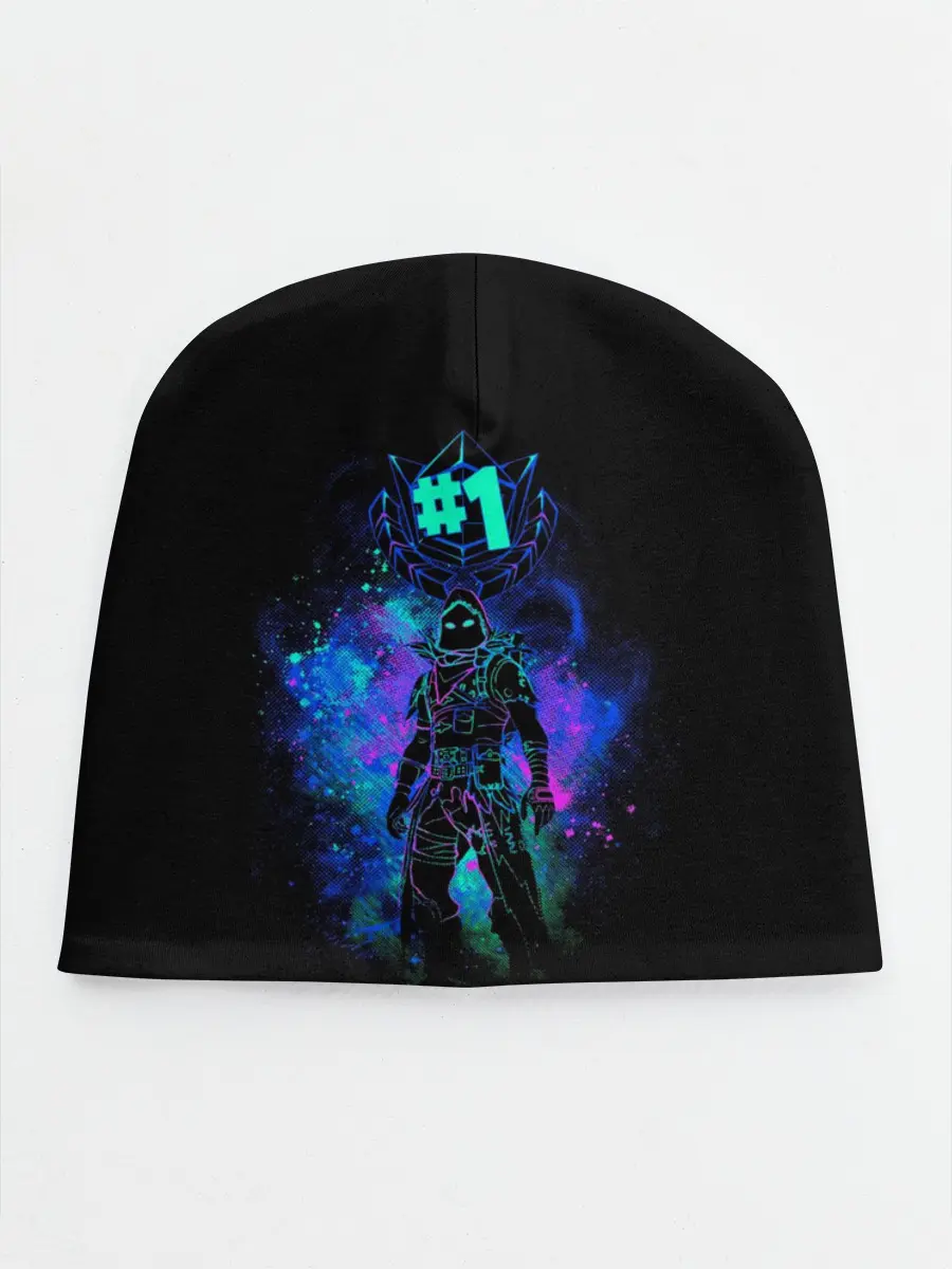 Детская шапка / Fortnite. Neon Raven