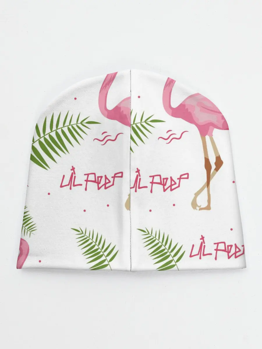 Детская шапка / Lil Peep pink flamingo