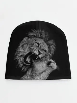 Детская шапка / Лев и львица