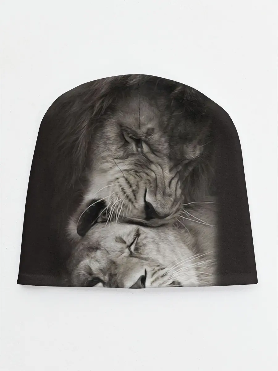Детская шапка / Лев и львица