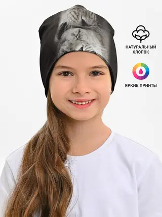 Детская шапка / Лев и львица