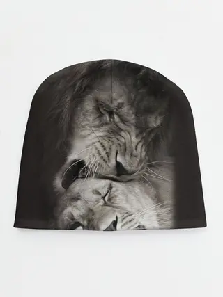 Детская шапка / Лев и львица