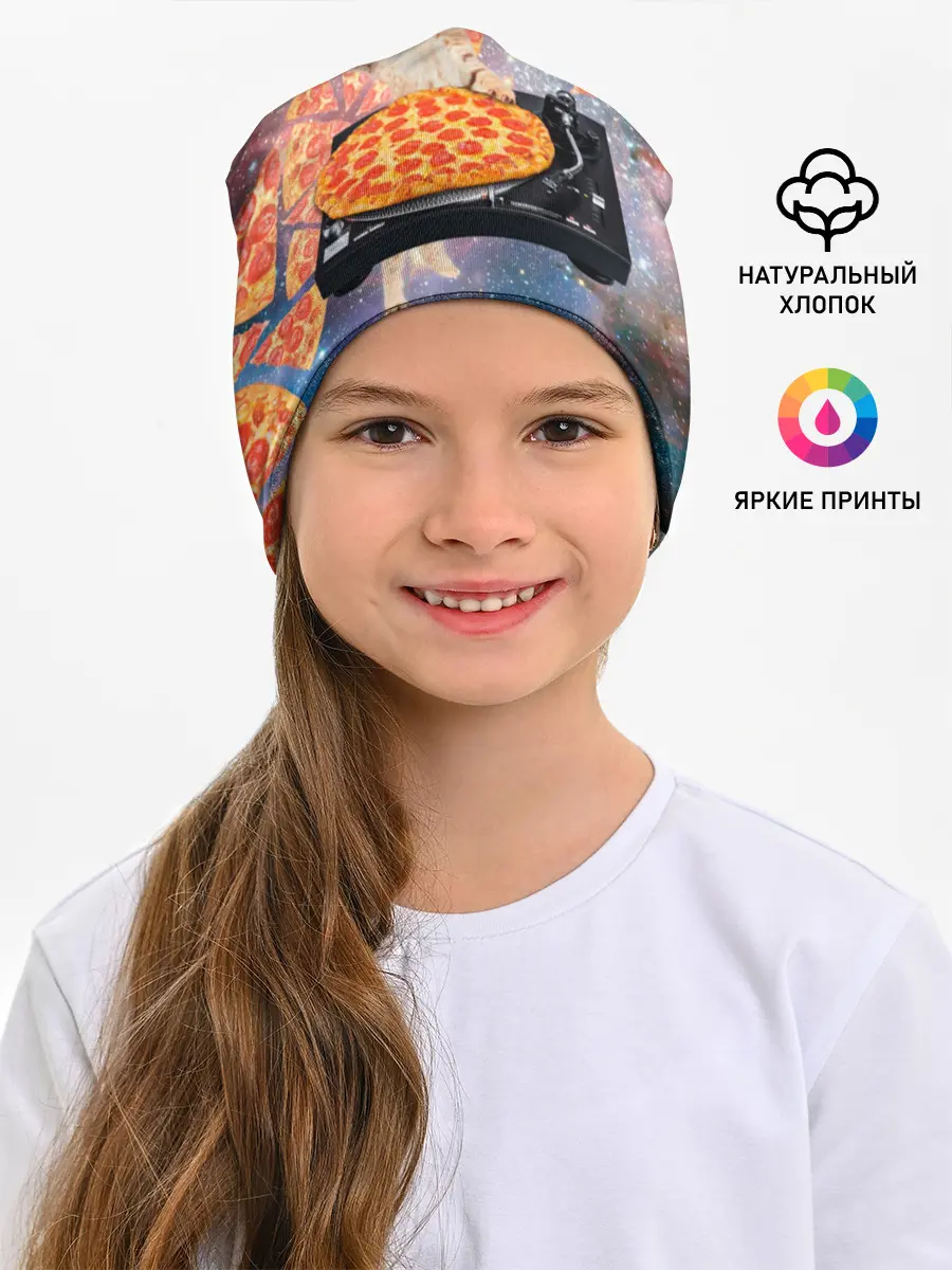 Детская шапка / Кот Диджей