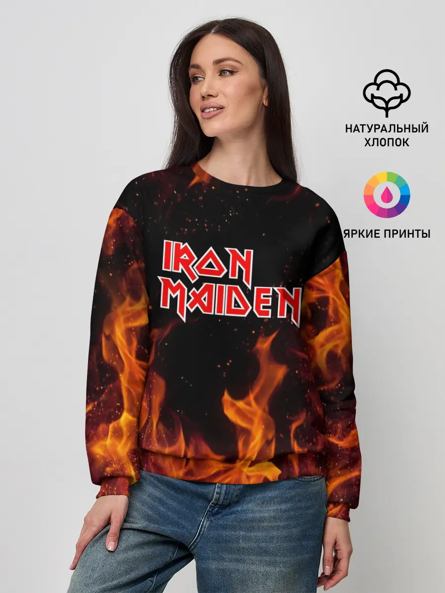 Женский свитшот / Iron Maiden