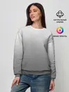 Женский свитшот / Черно-белый градиент