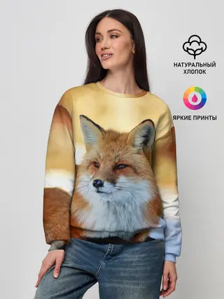 Женский свитшот / Лиса