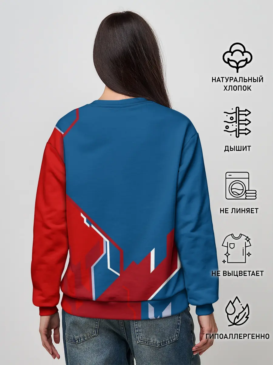 Женский свитшот / Знак Супермен