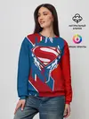 Женский свитшот / Знак Супермен