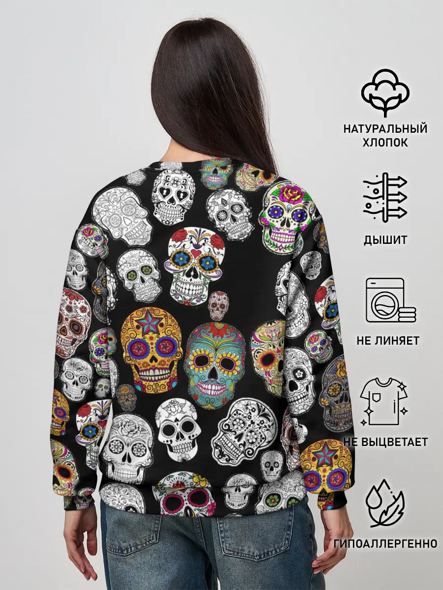 Женский свитшот / Мексиканский праздник