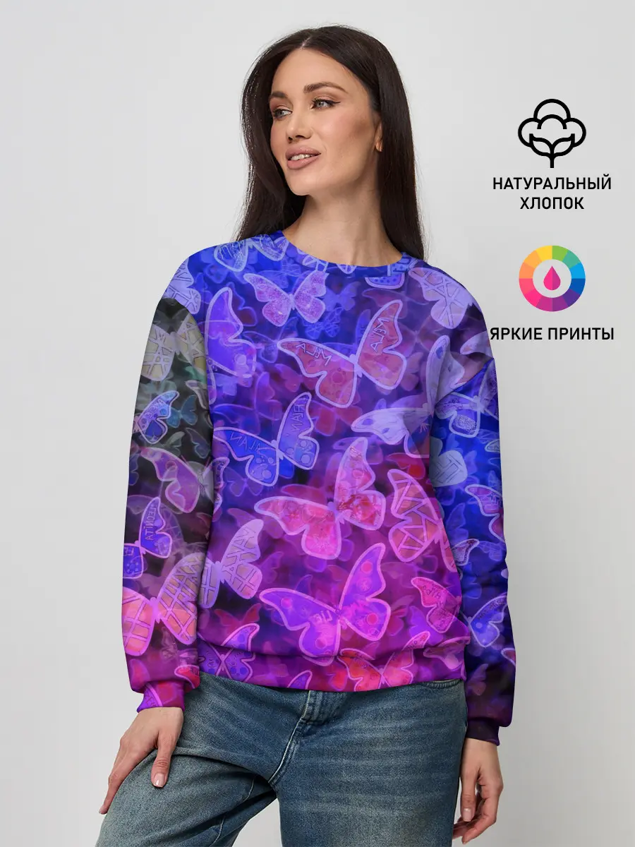 Женский свитшот / Стеклянный рой