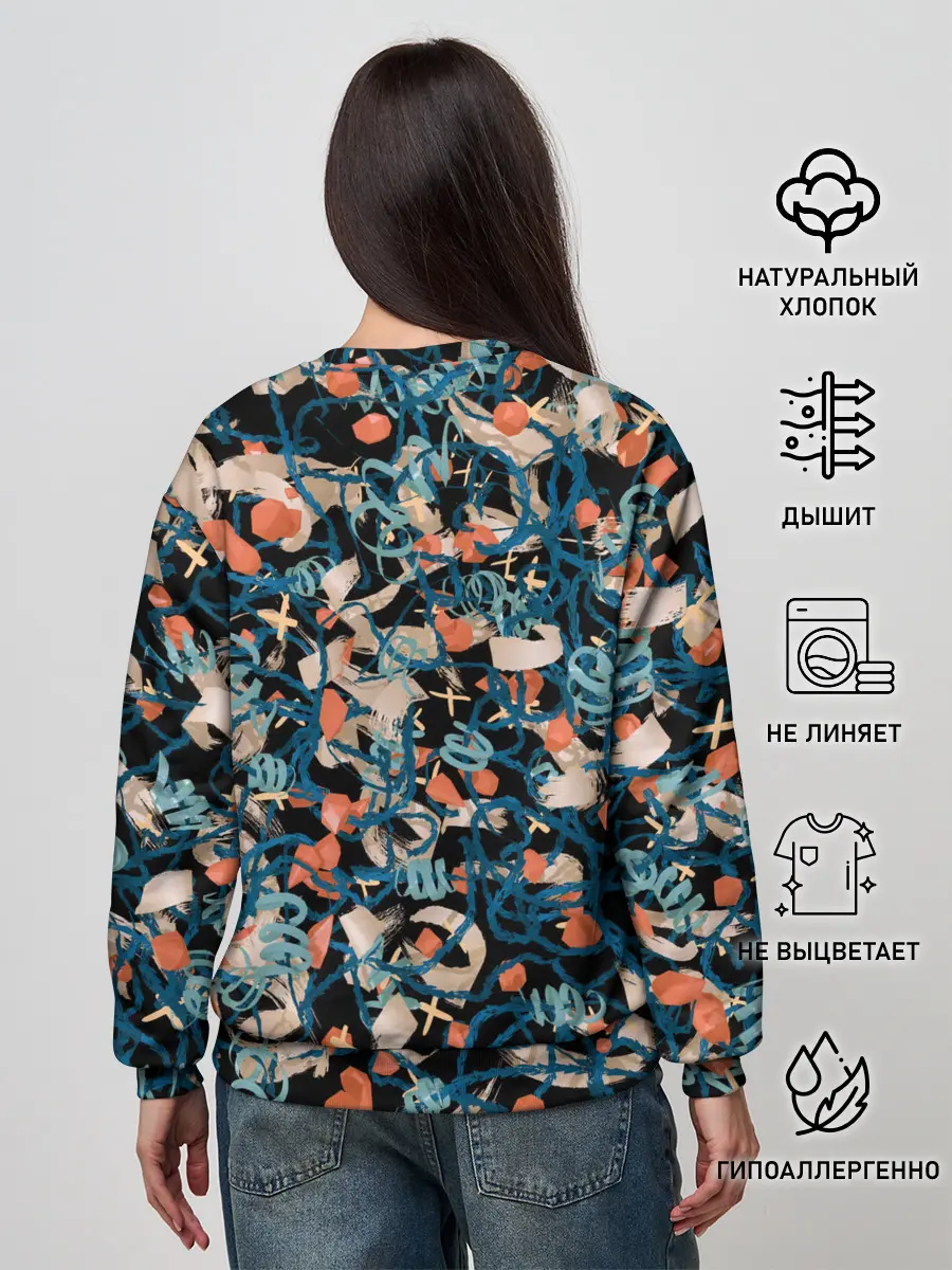 Женский свитшот / Линии в пространстве