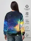 Женский свитшот / Космические краски