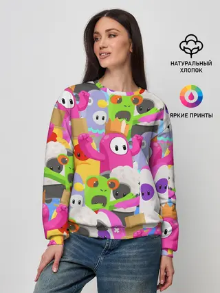 Женский свитшот / Fall Guys