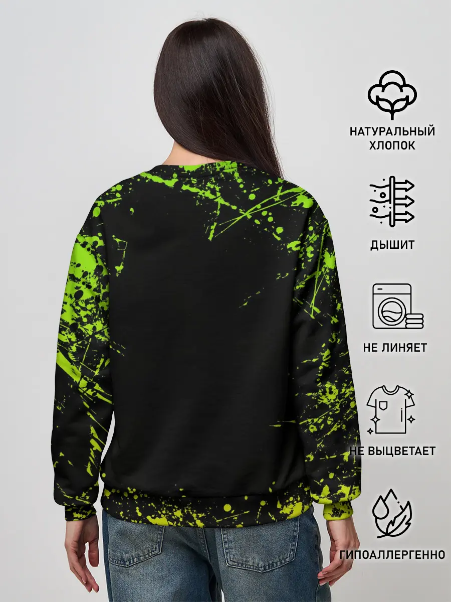 Женский свитшот / Minecraft / Майнкрафт