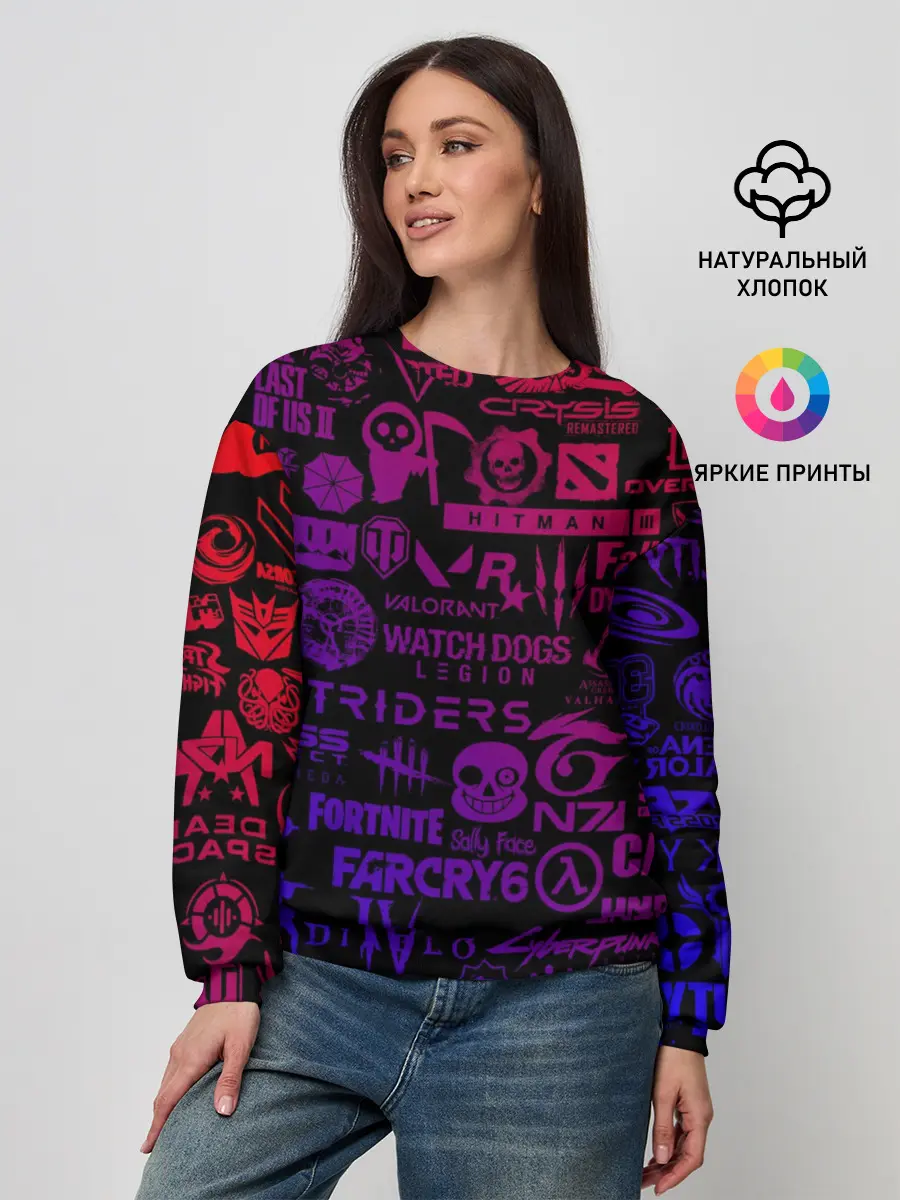 Женский свитшот / Лучшие Игры | 2014-2021