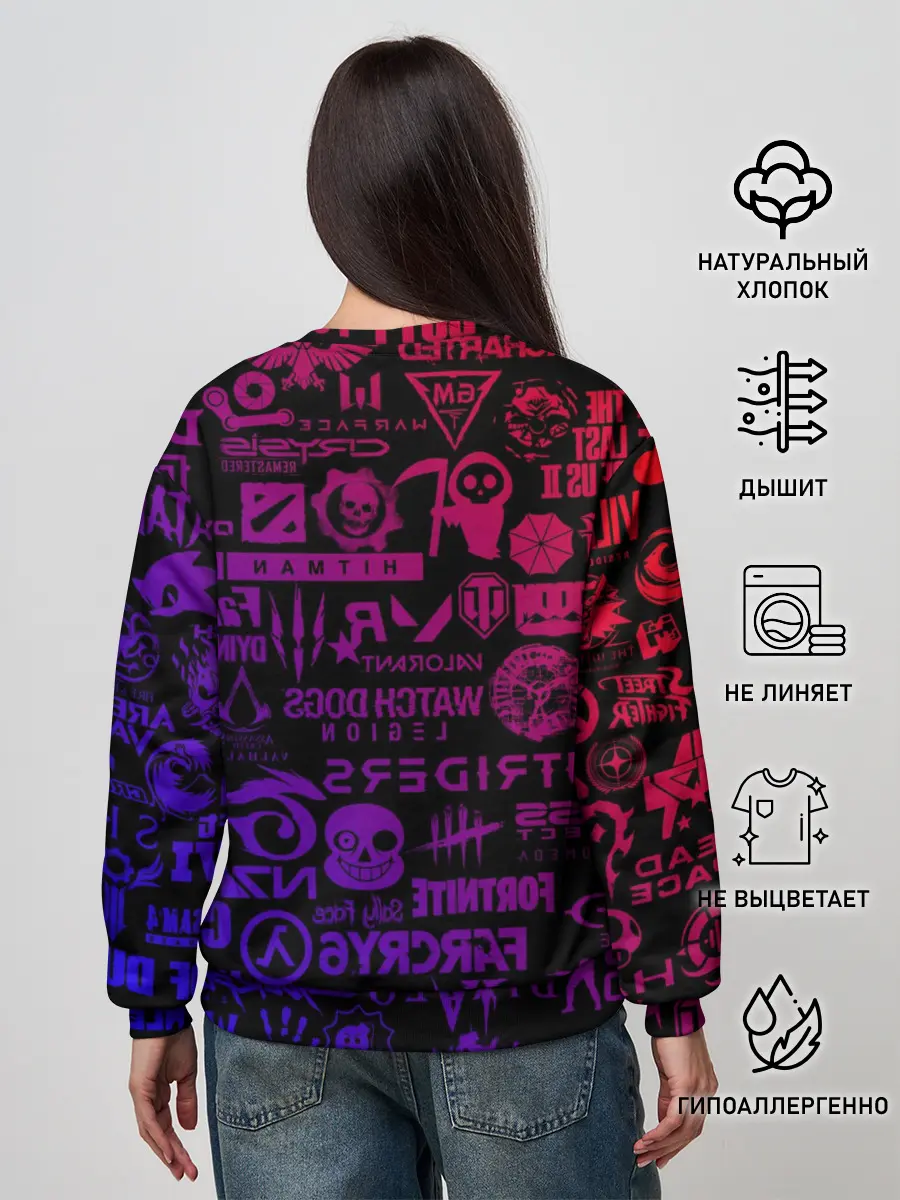 Женский свитшот / Лучшие Игры | 2014-2021