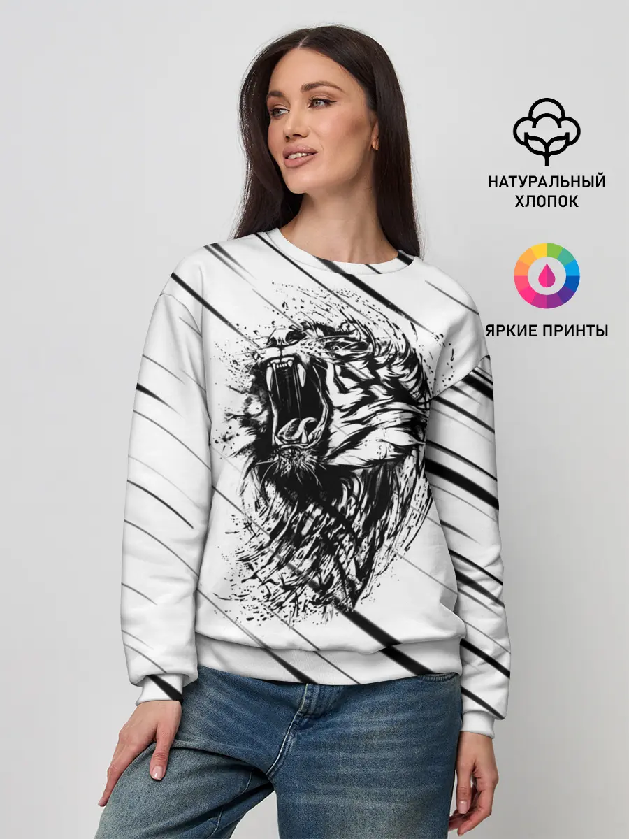 Женский свитшот / Тигр | Tiger