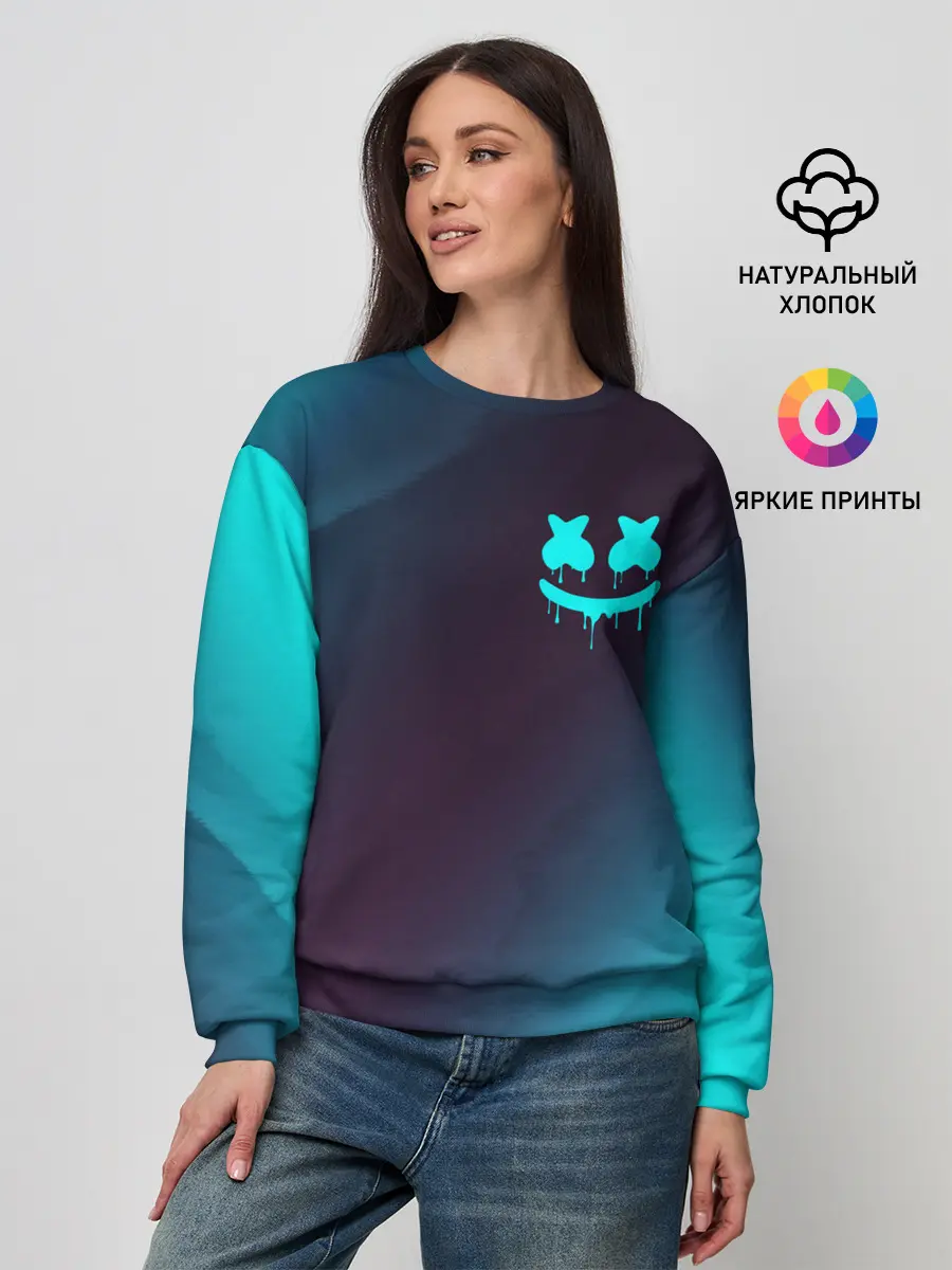 Женский свитшот / MARSHMELLO / МАРШМЕЛЛОУ