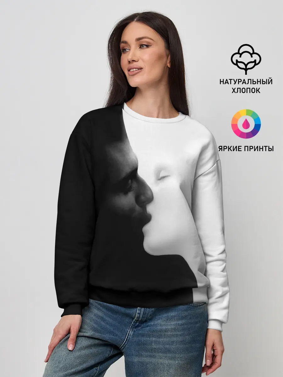 Женский свитшот / Поцелуй