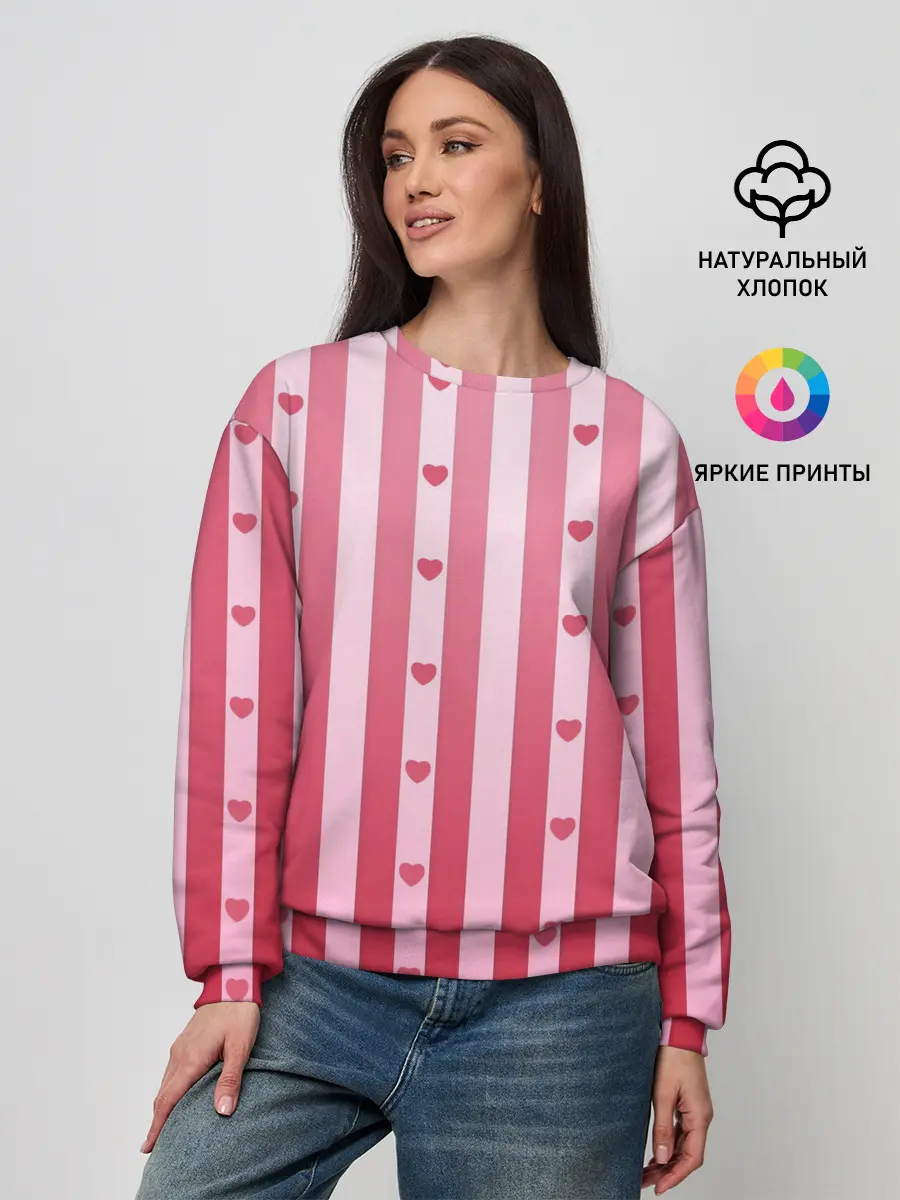 Женский свитшот / Валентинова нежность