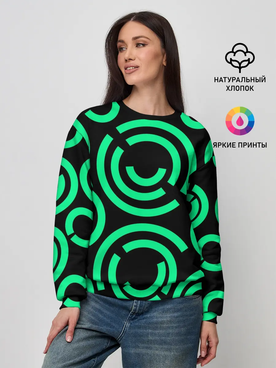 Женский свитшот / Полукруг