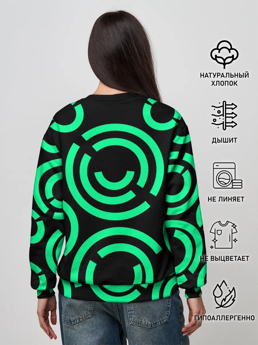 Женский свитшот / Полукруг