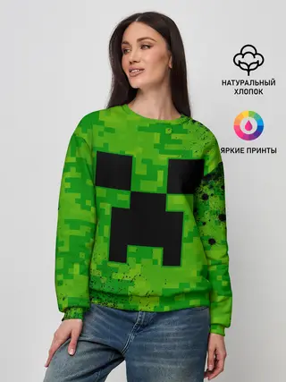 Женский свитшот / MINECRAFT / МАЙНКРАФТ