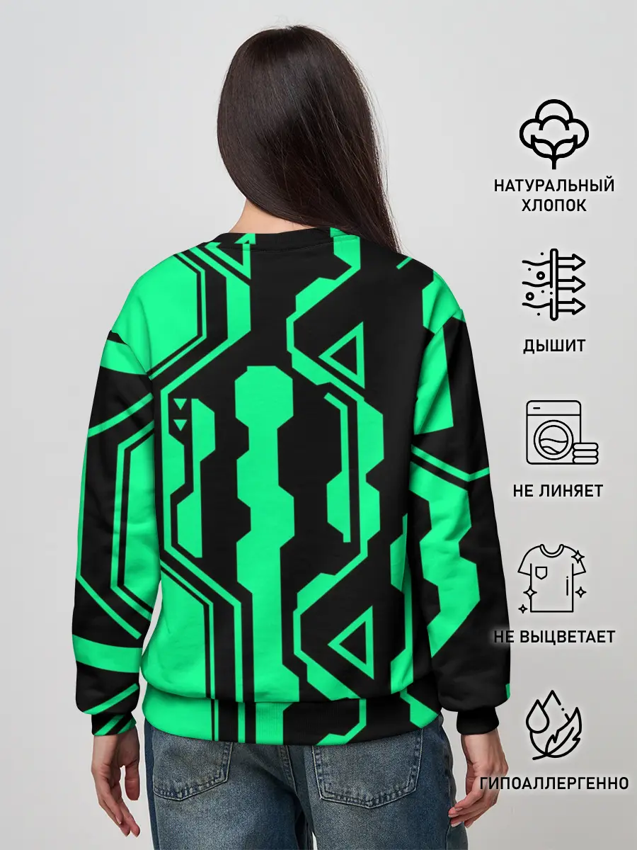 Женский свитшот / КИБЕРПАНК