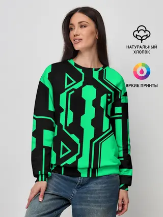 Женский свитшот / КИБЕРПАНК