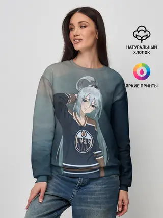 Женский свитшот / АКВА в свитшоте