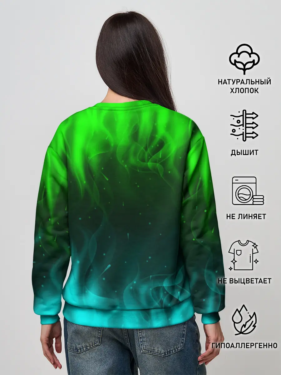 Женский свитшот / Minecraft | Майнкрафт