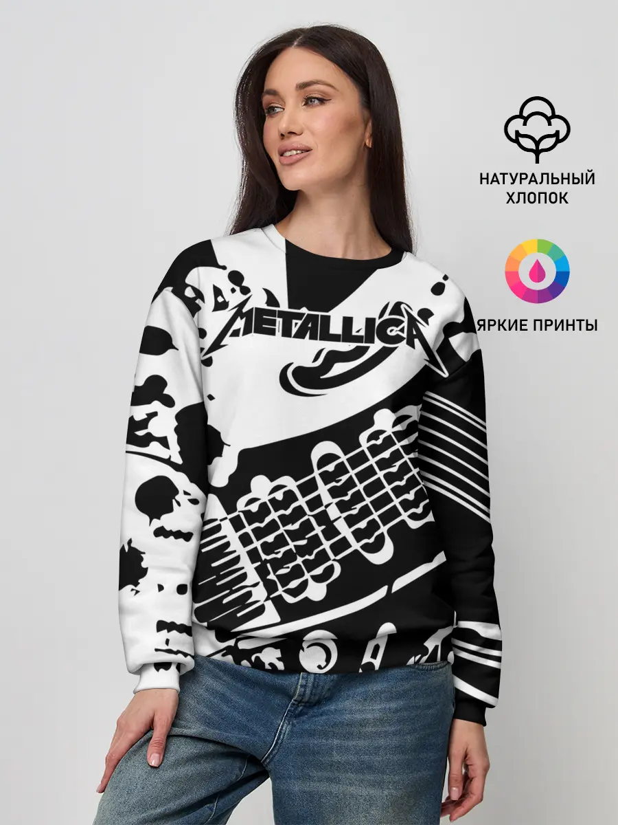 Женский свитшот / Metallica