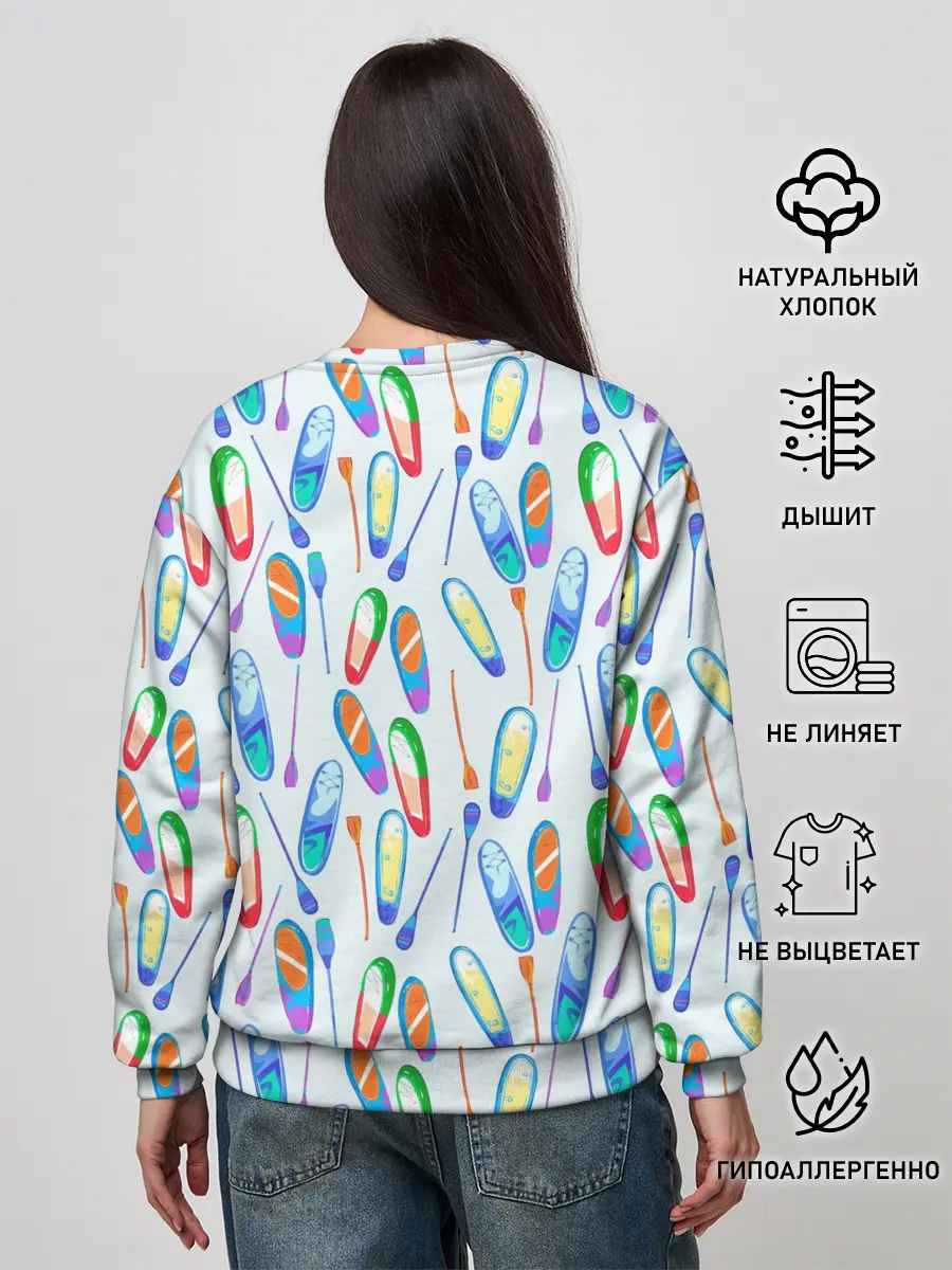 Женский свитшот / доски для серфинга