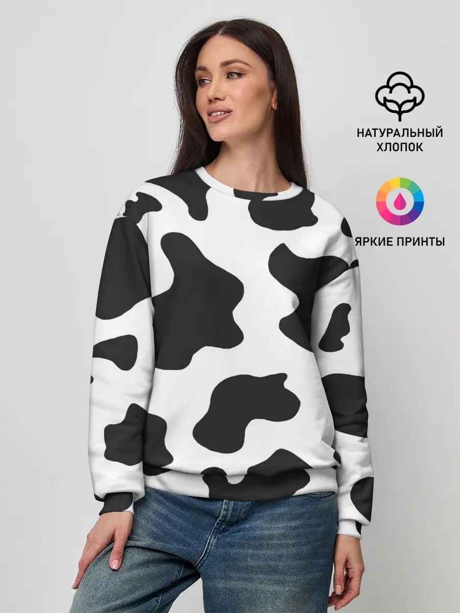 Женский свитшот / COW PRINT