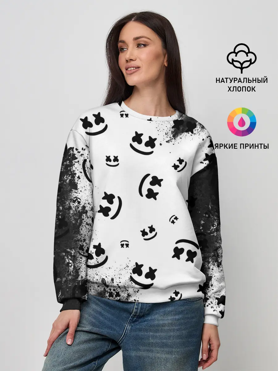 Женский свитшот / MARSHMELLO / МАРШМЕЛЛОУ