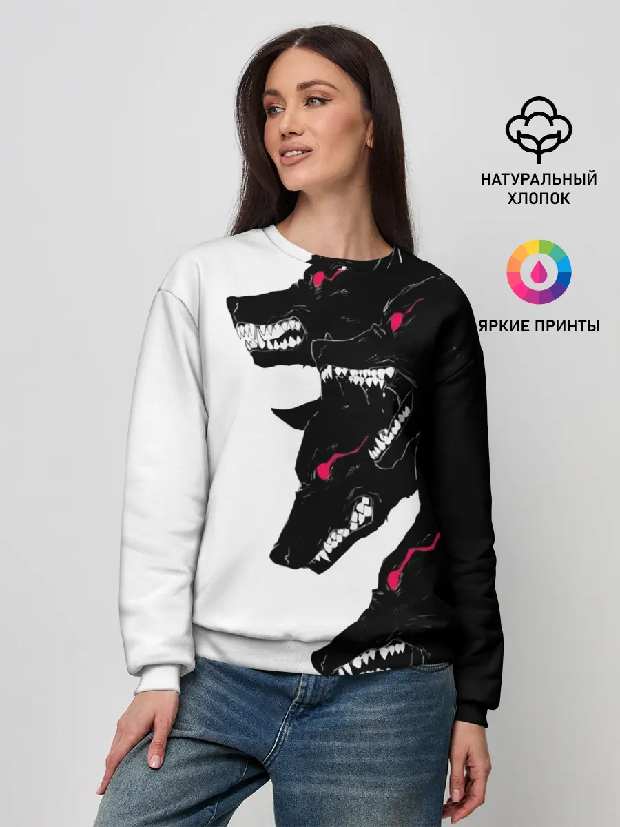 Женский свитшот / Волки