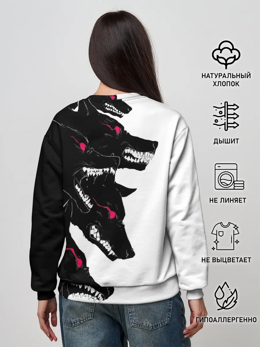 Женский свитшот / Волки