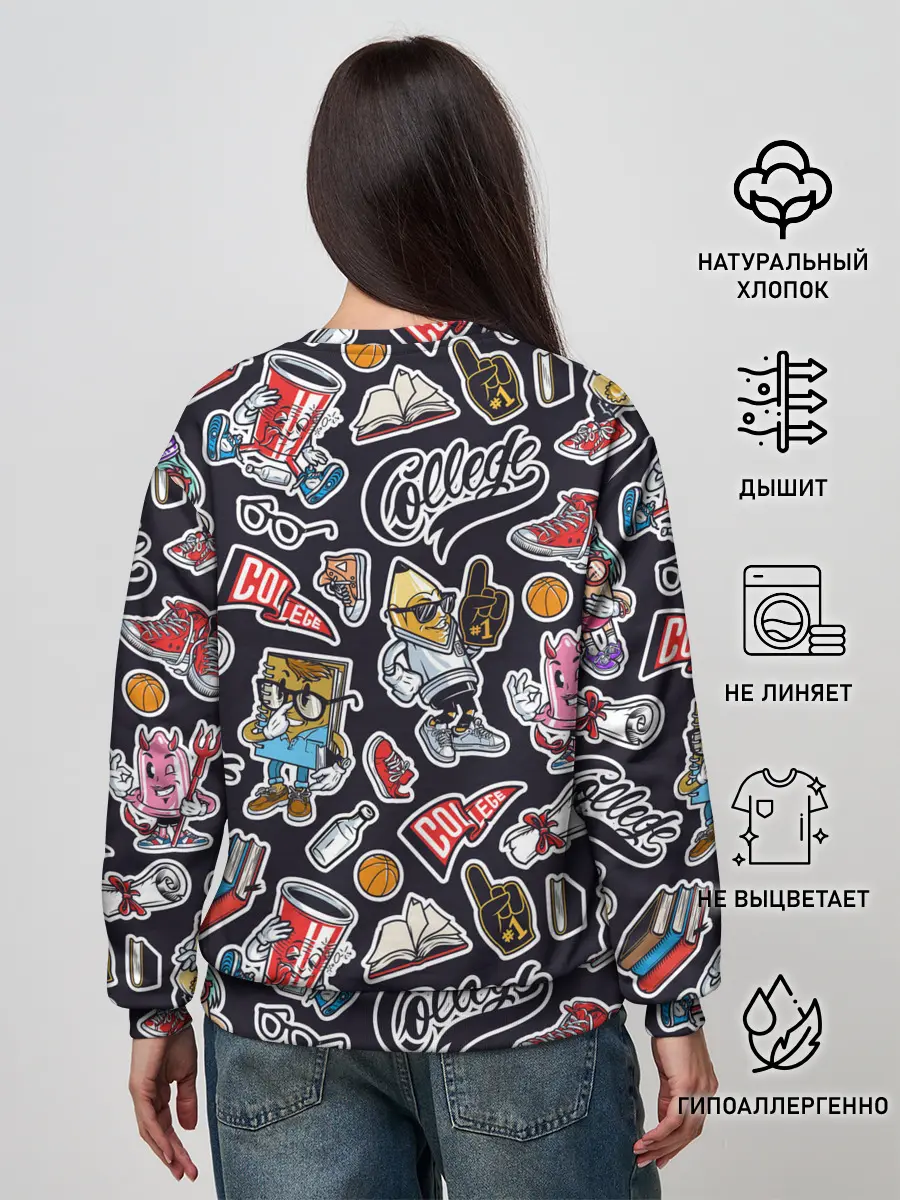 Женский свитшот / Pop art